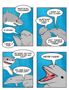 NOTE:  I do not in any way condone homophobia or discrimination.  I support gay marriage.  I love gay people.  But this shit is funny.