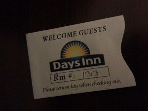 Our room number couldn't have been more perfect.