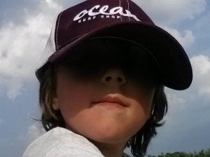 Upon returning to Indiana, my five-year-old claimed the hat for his own.